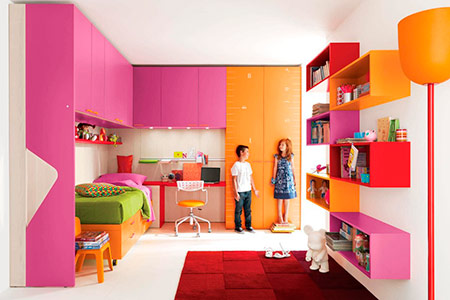 Decorar habitaciones infantiles con varios hijos.