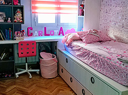 Diseño de habitaciones juveniles en Fuenlabrada.