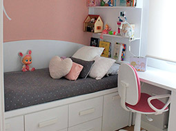 Diseño de habitaciones juveniles en Madrid.