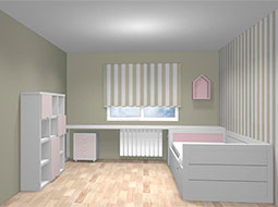 Diseño de habitaciones juveniles en Torrejón de Velasco.