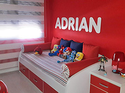 Diseño de habitaciones juveniles en Arroyomolinos.