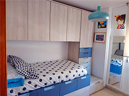 Diseño de habitaciones juveniles en Villaviciosa de Odón.